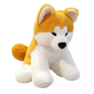 Akita plush dog.