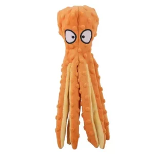 orange octopus plush for Shiba