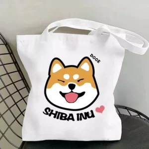 White Shiba Lover bag