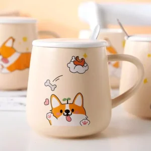 Cloud Shiba drawing mug