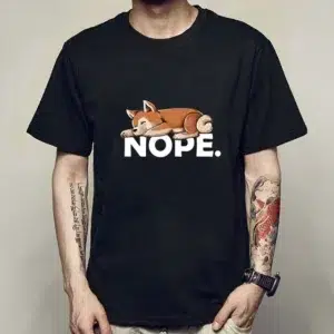 tshirt shiba NOPE